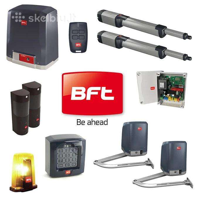 Naujos vartų automatikos Bft, Came, Somfy