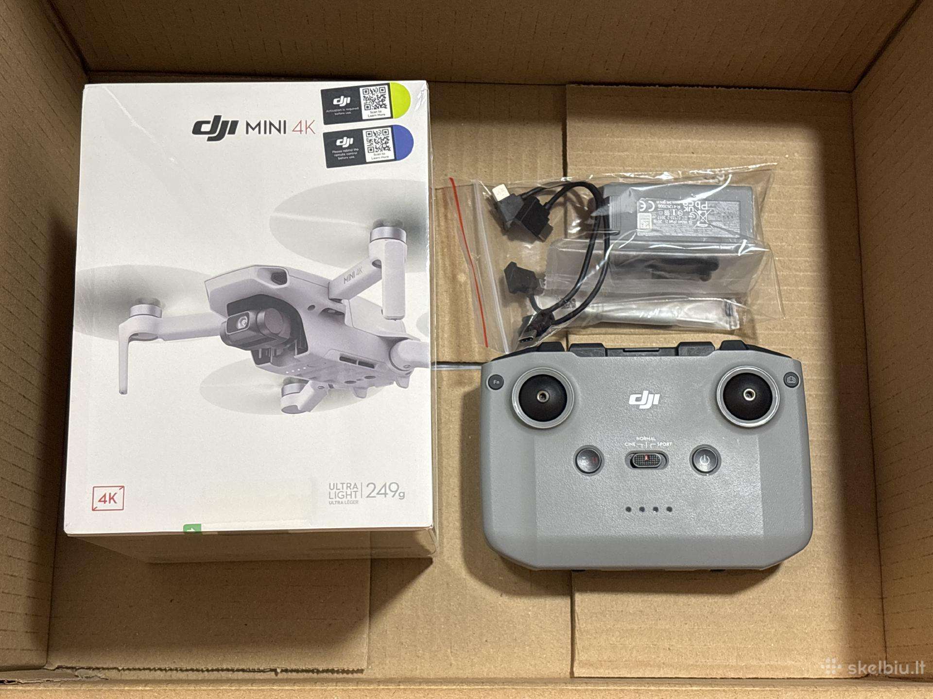 Dji Mini 4k (pakeistas garantinio) naujas