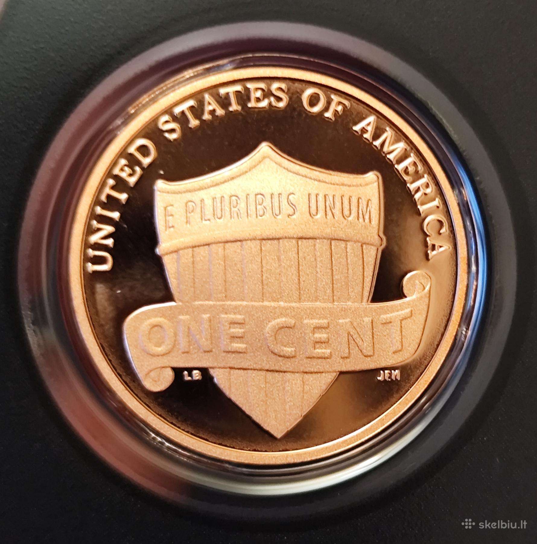 JAV. 1 centas. 2020m. Proof.