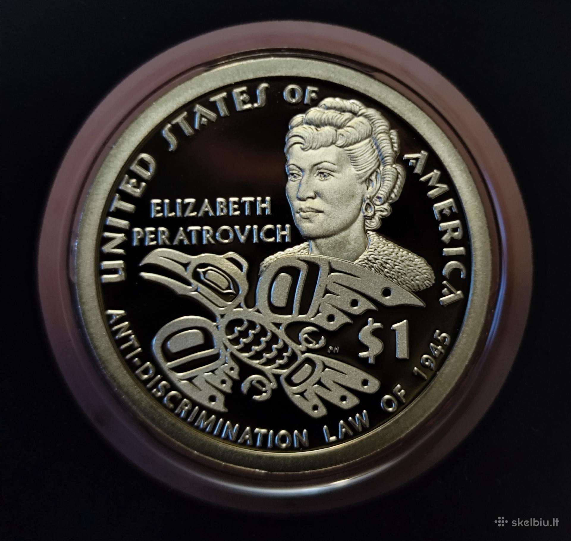 JAV. 1$. 2020m. Proof.