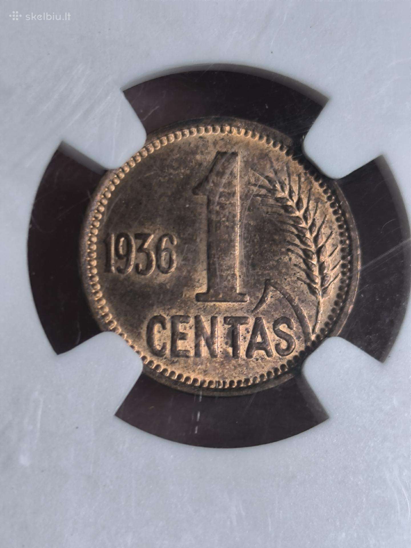 Vienas centas 1936