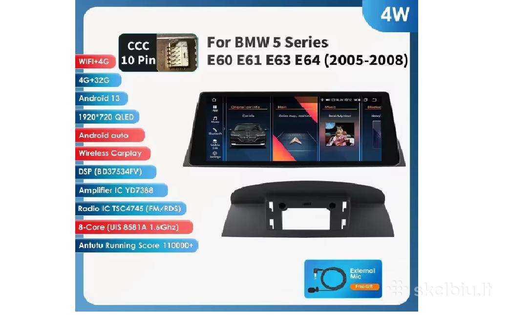 Parduodu Bmw E60/61 ccc multimedia