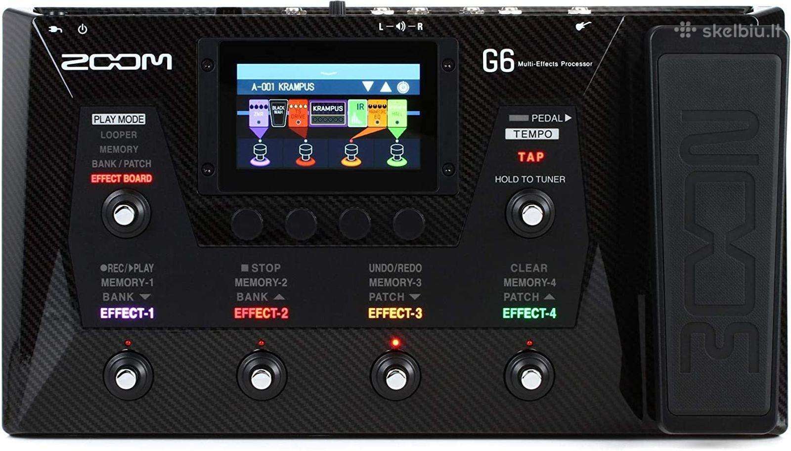 Parduodu Gitarinį Procesorių Zoom G6