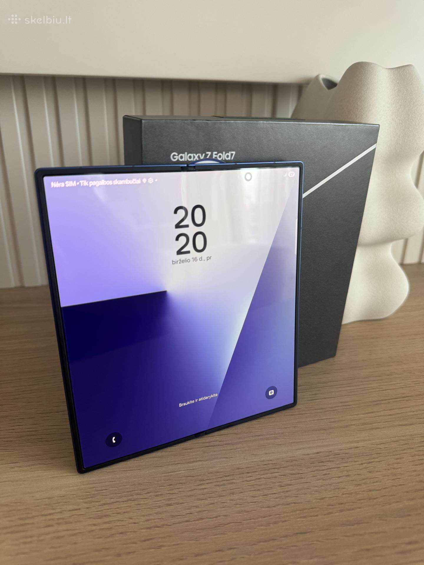 Ekspozicinis Samsung Fold 7 256gb Blue Shadow