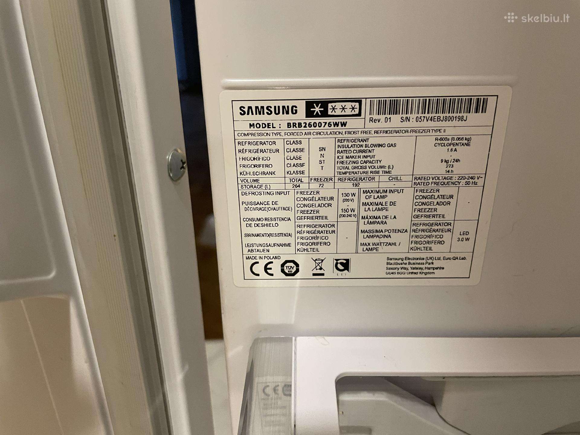Šaldytuvas Samsung