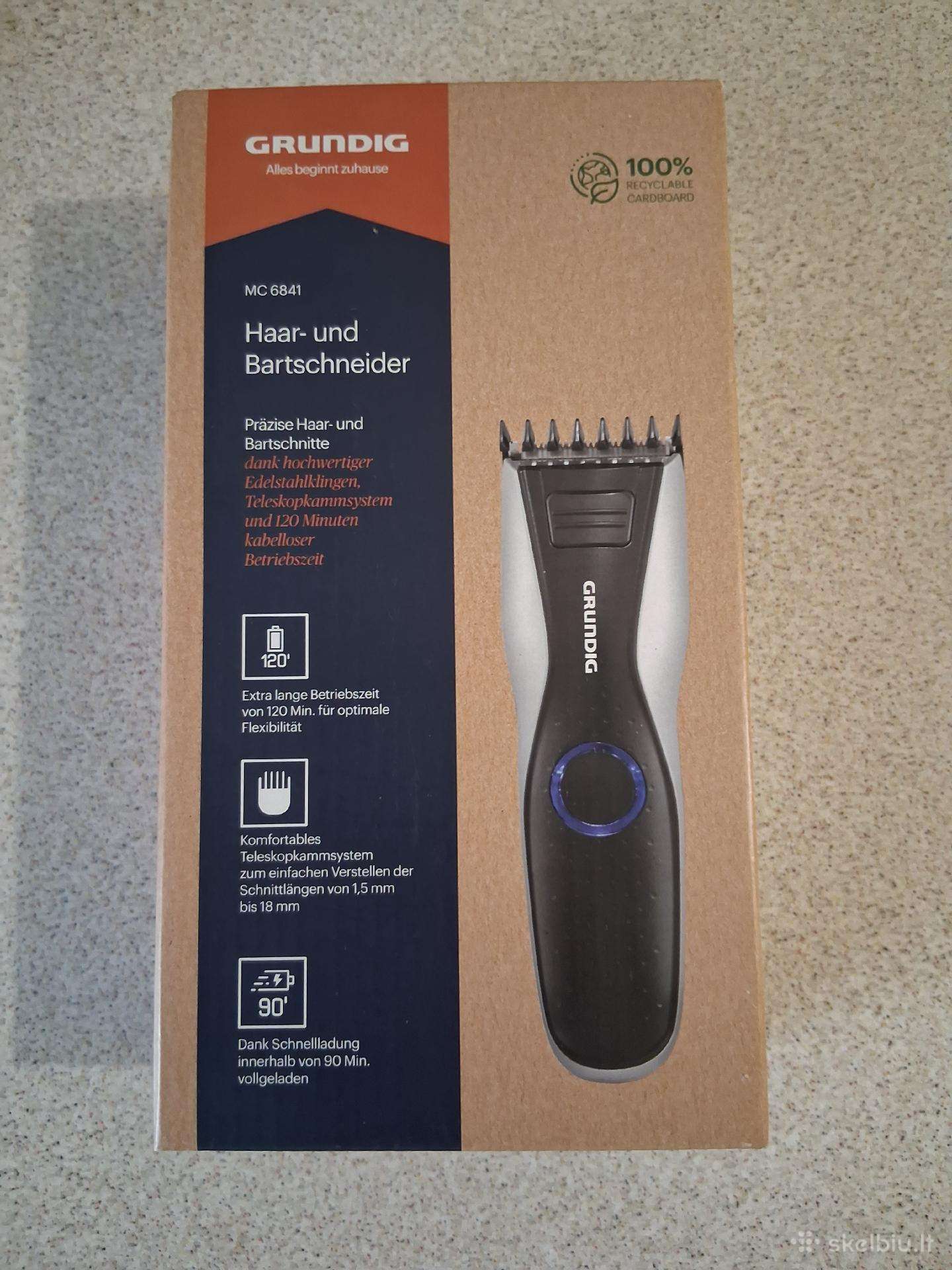 Grundig plauku kirpimo masinele