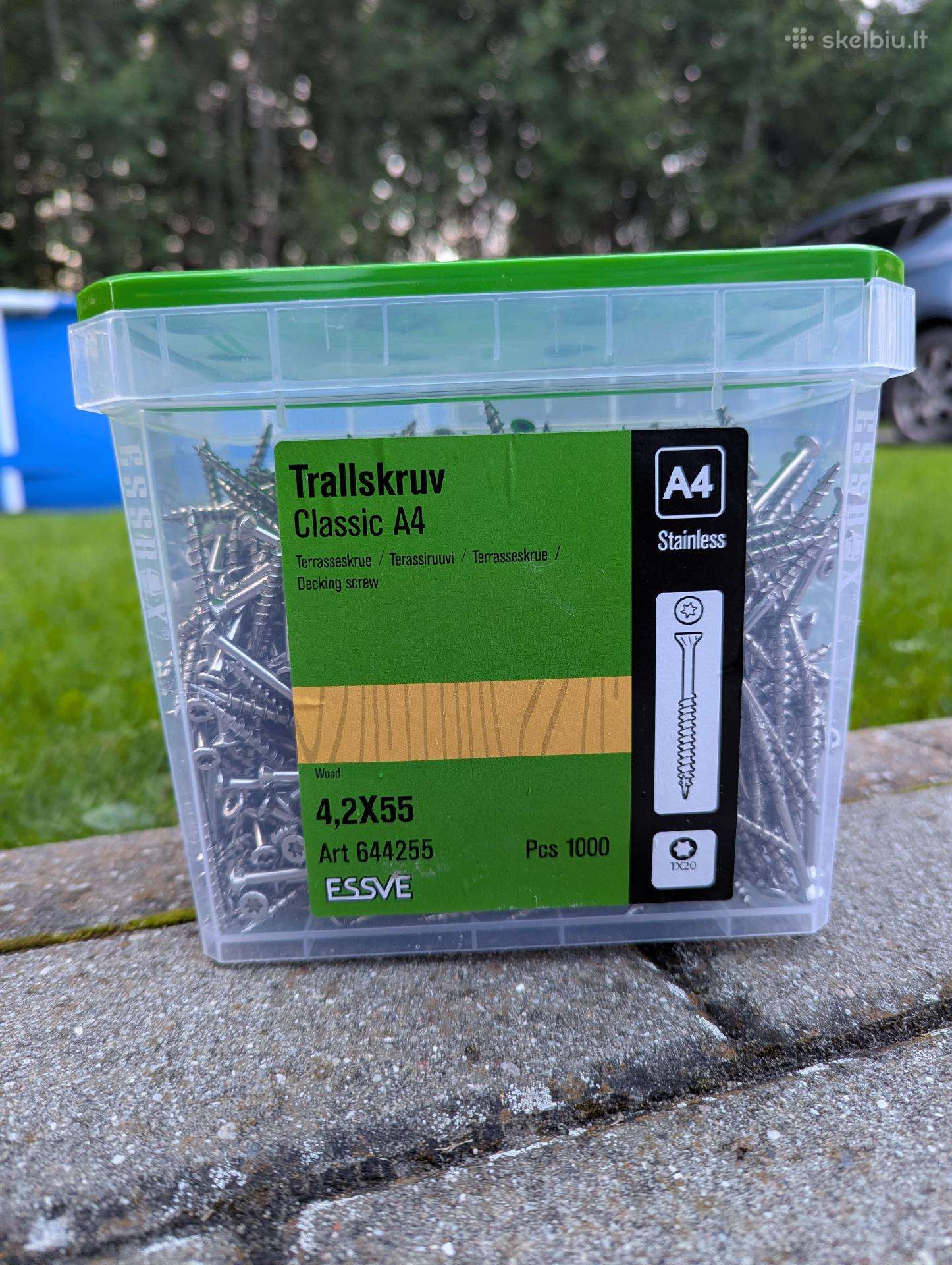 Essve terasiniai varžtai