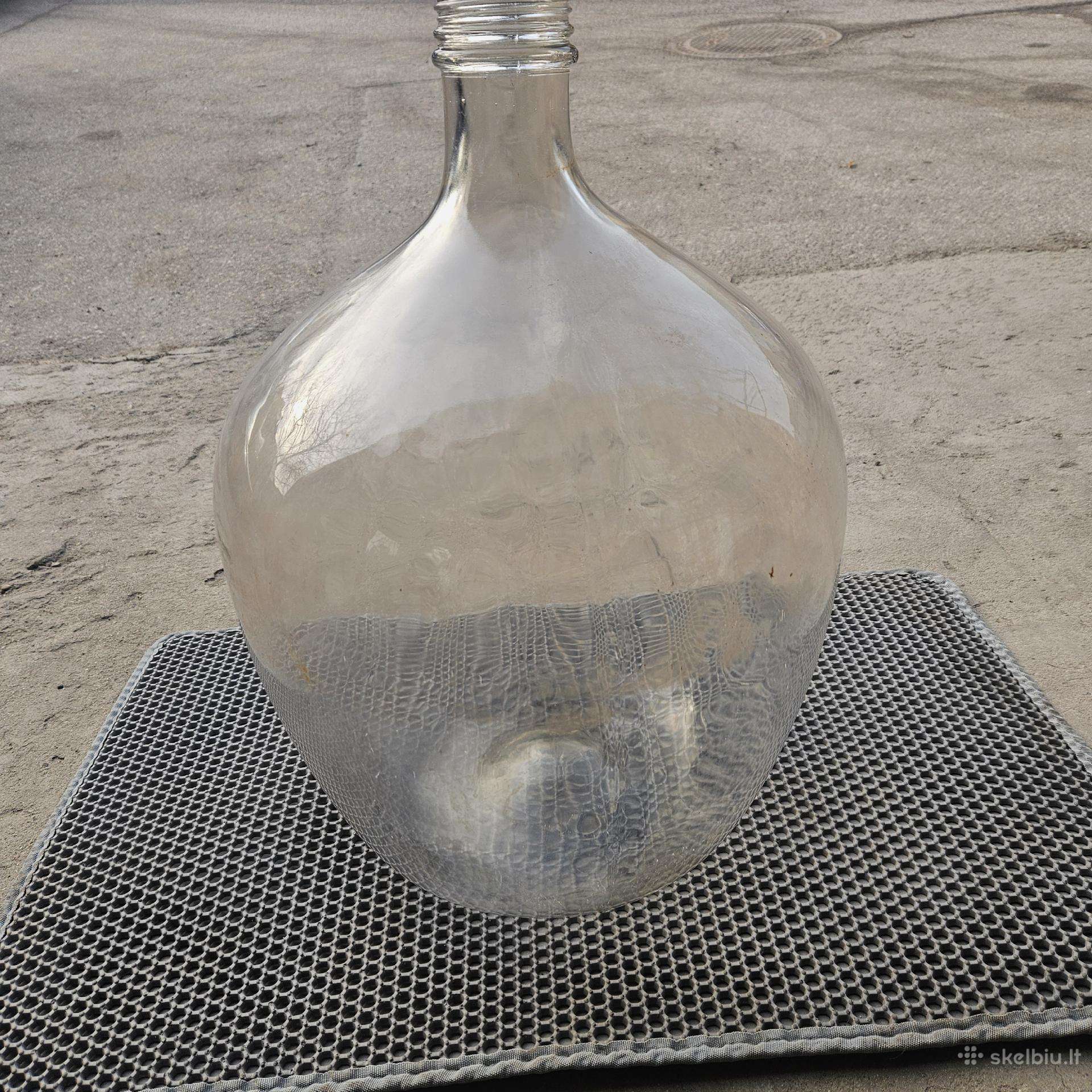 Didelis Stiklinis Butelis 50 L.