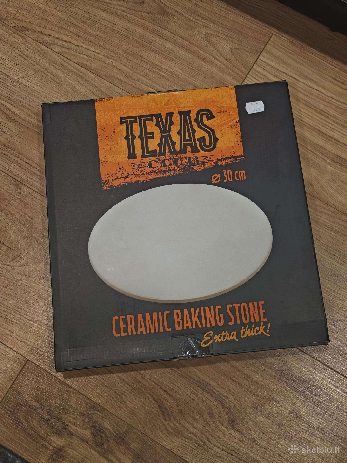 Texas Club Kamado Ceramic pizza baking stone