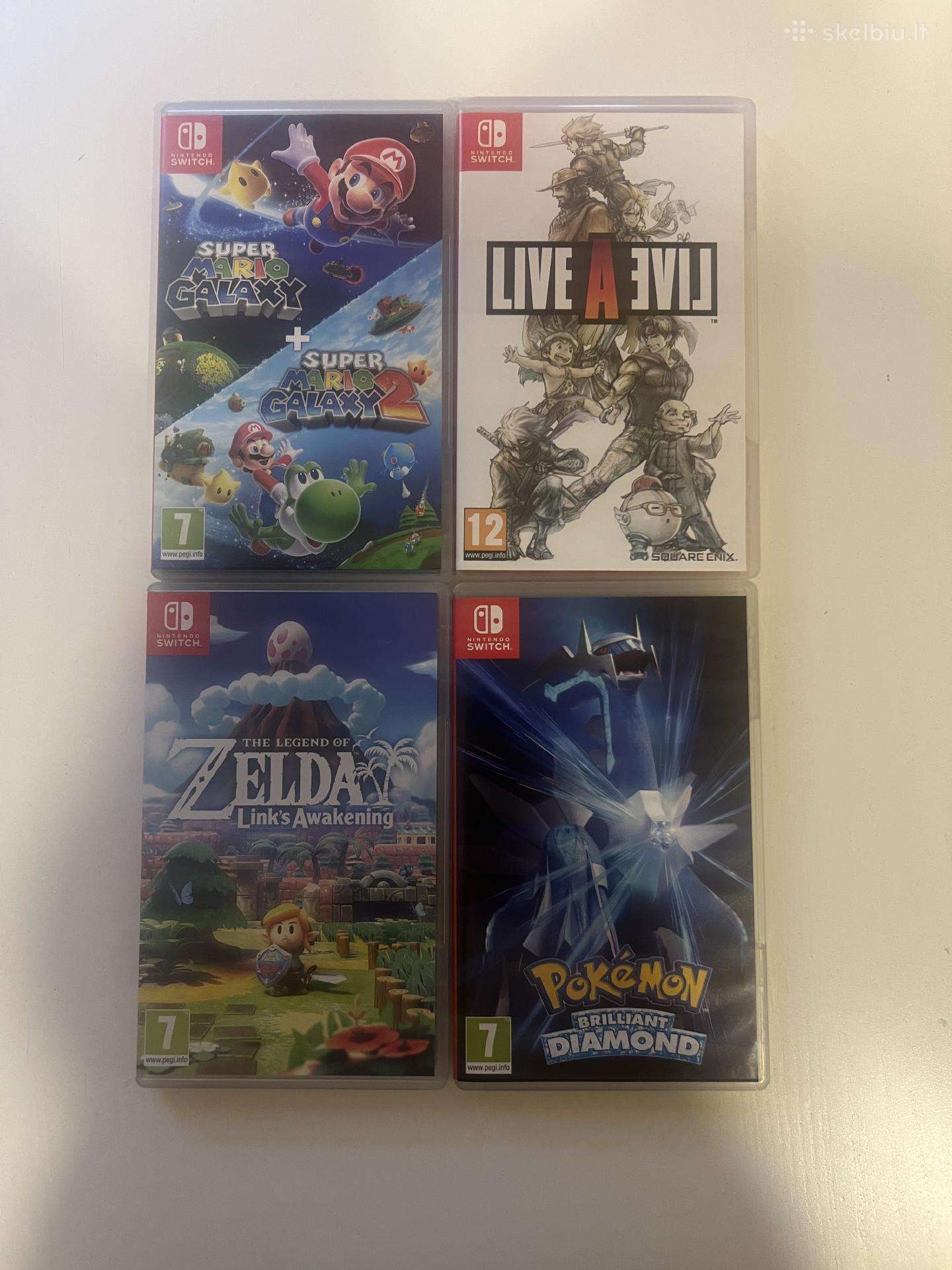 “Nintendo Switch žaidimai.