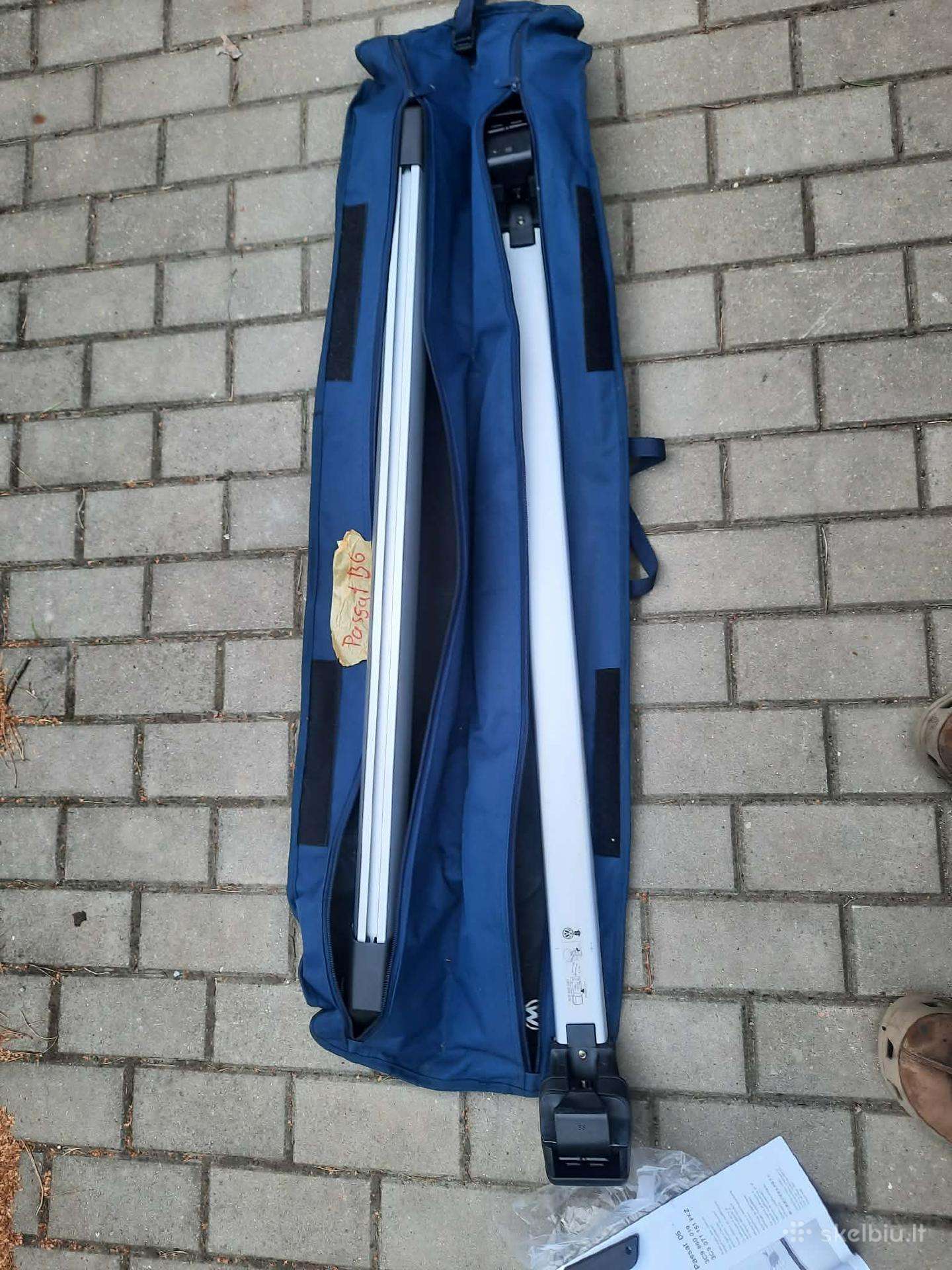 VW B6 passat skersiniai ant mašinos stogo