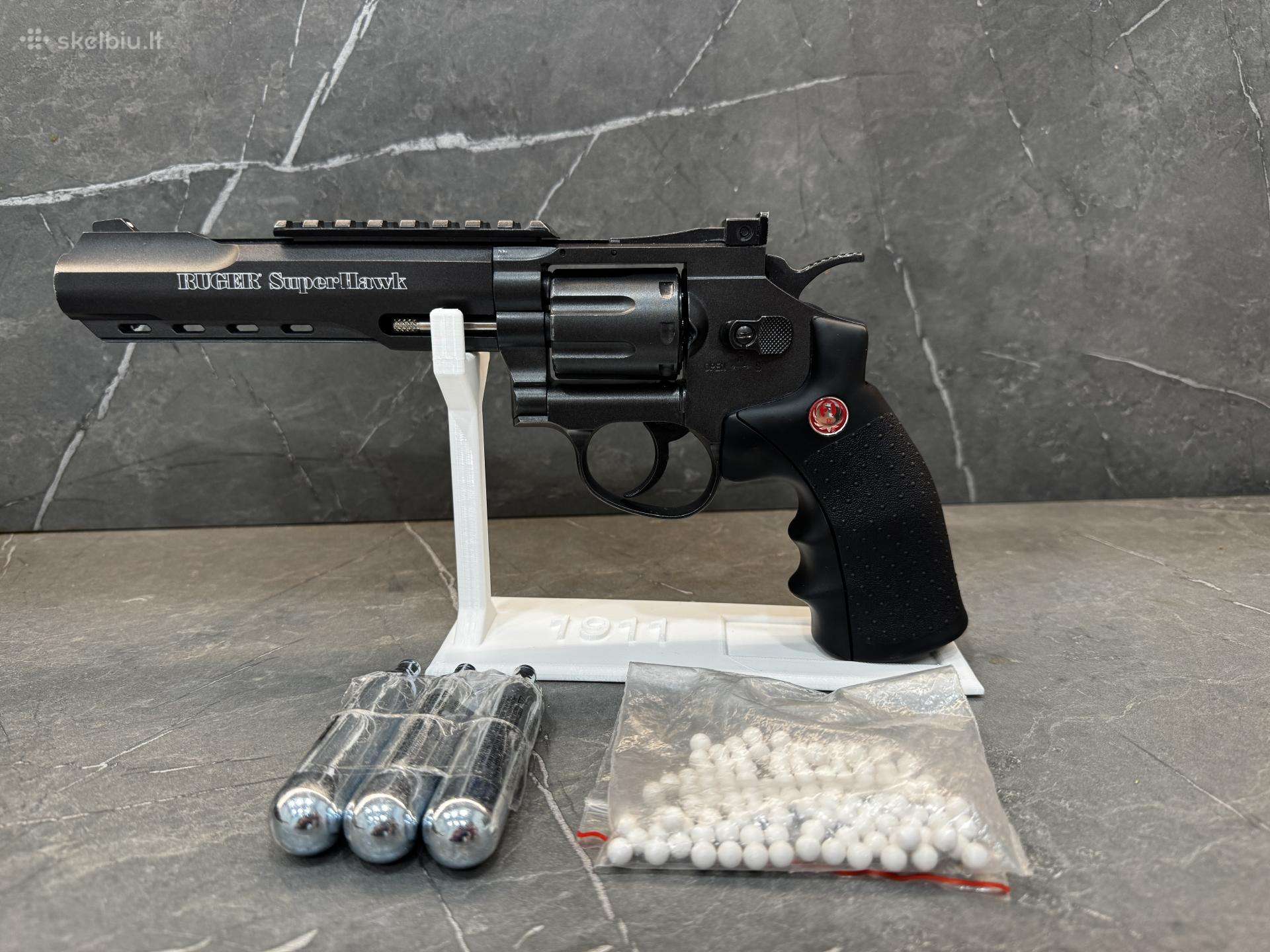 Ruger Superhawk 6" 175m/s 6mm Co2 tik 100e