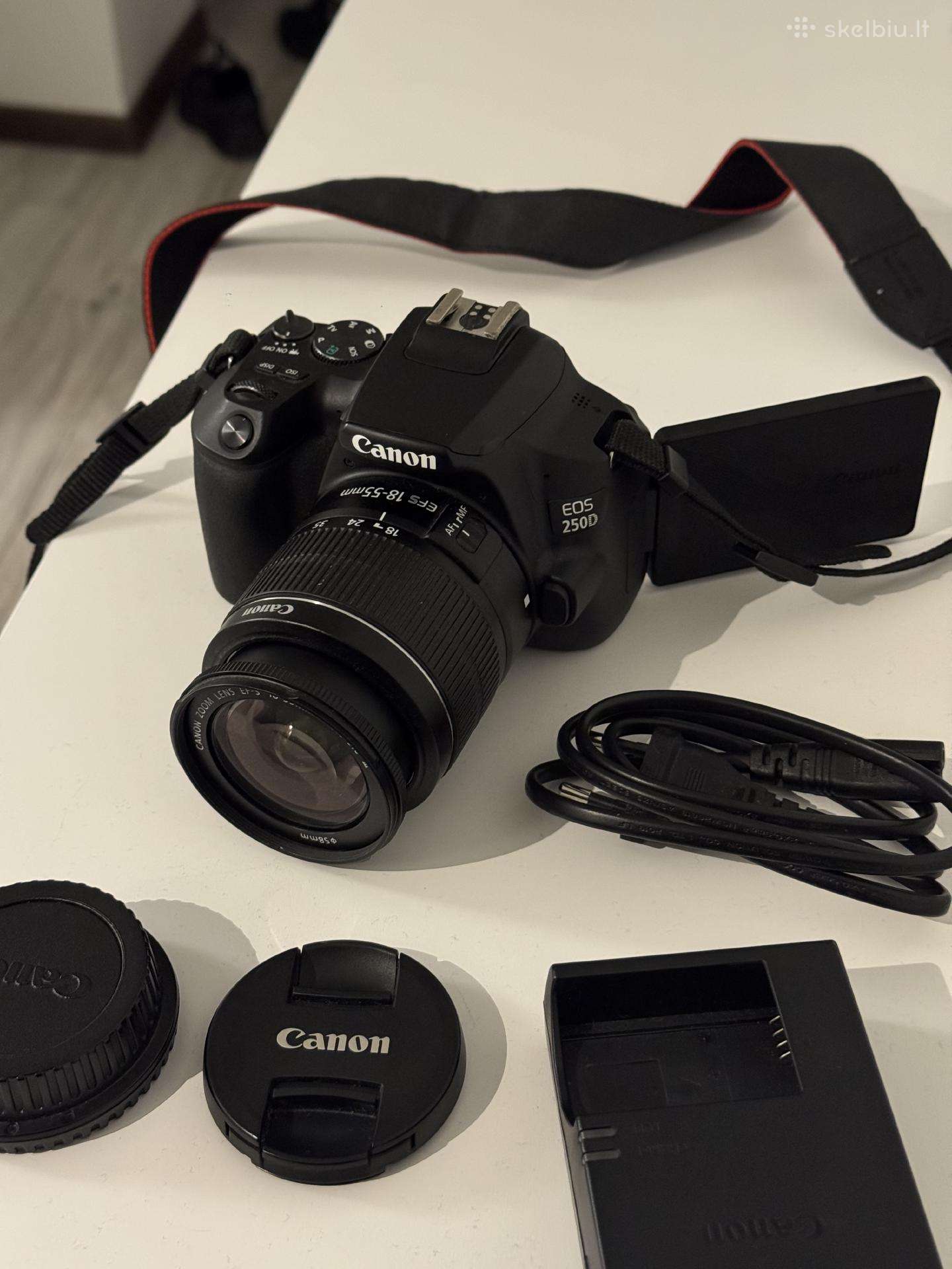 Canon EOS 250d + 18-55mm / 4k, Touchscreen
