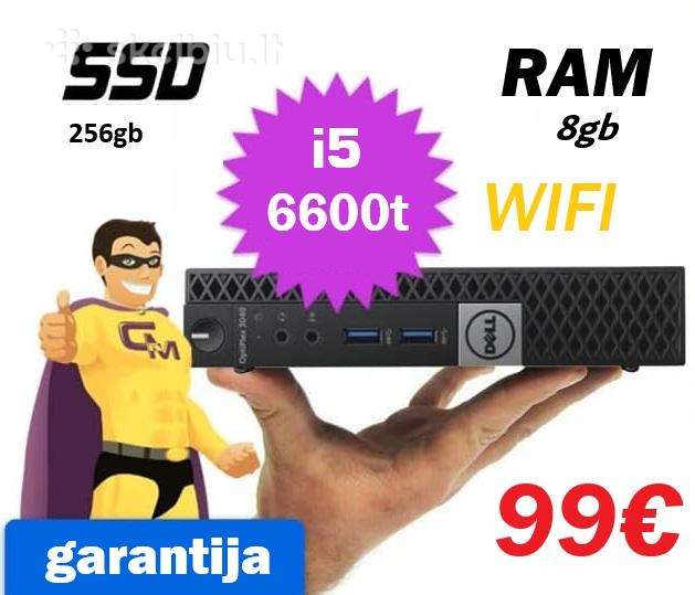 Dell Optiplex 3040 mini su WiFi - akcijinė kaina