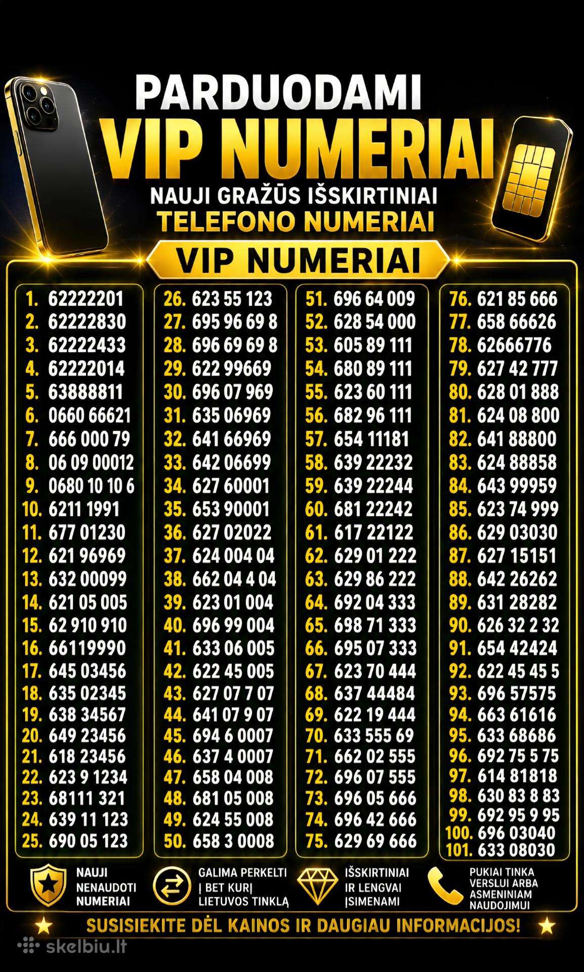 Grazus VIP numeris 22222