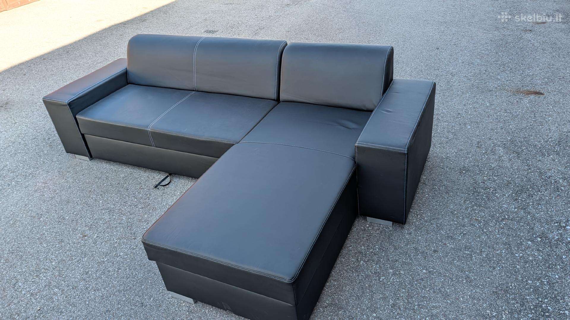 Eko odos kampinė sofa lova