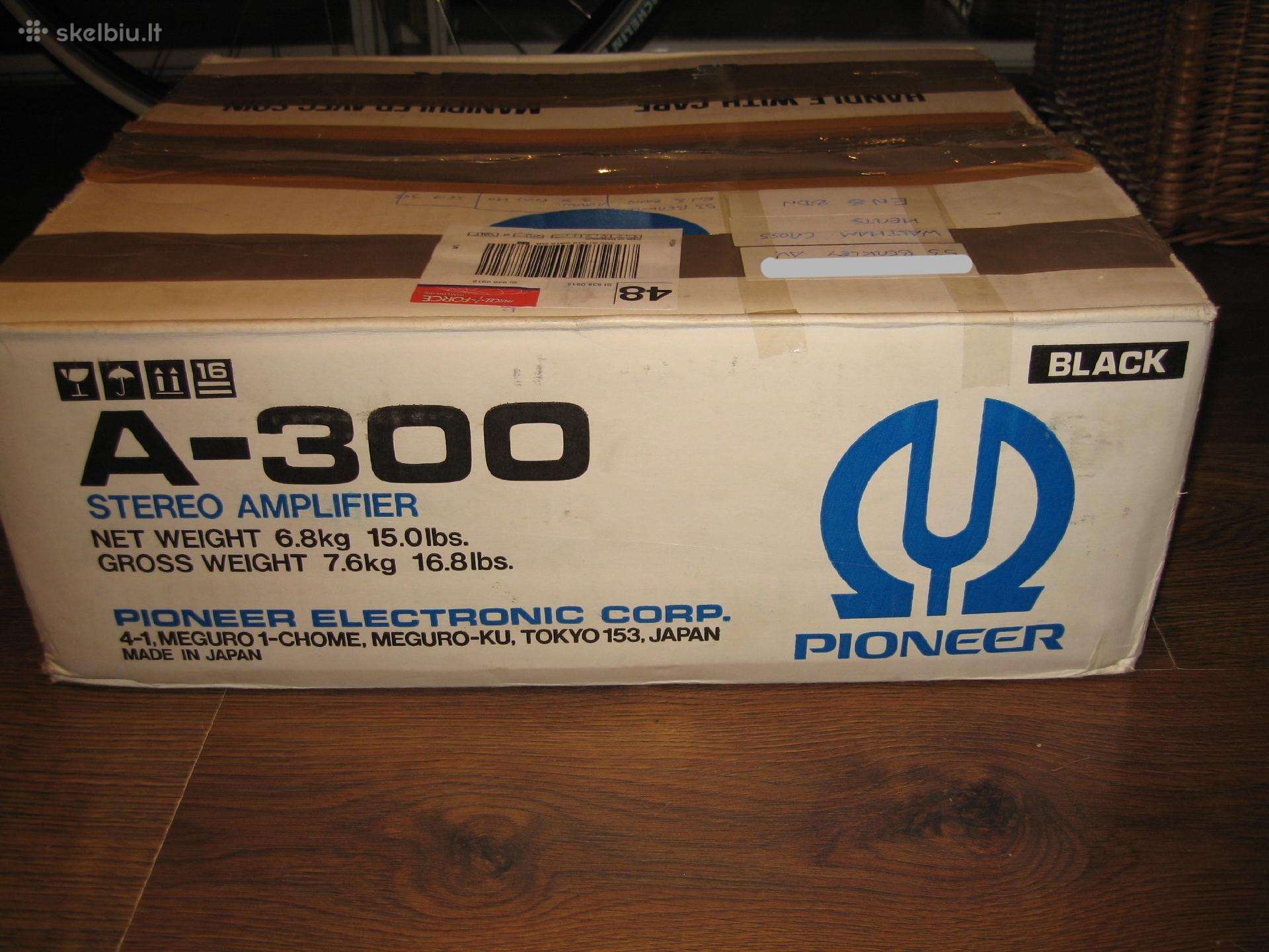 Pioneer A-300 stereo amplifier.1991m. Kaip Naujas.