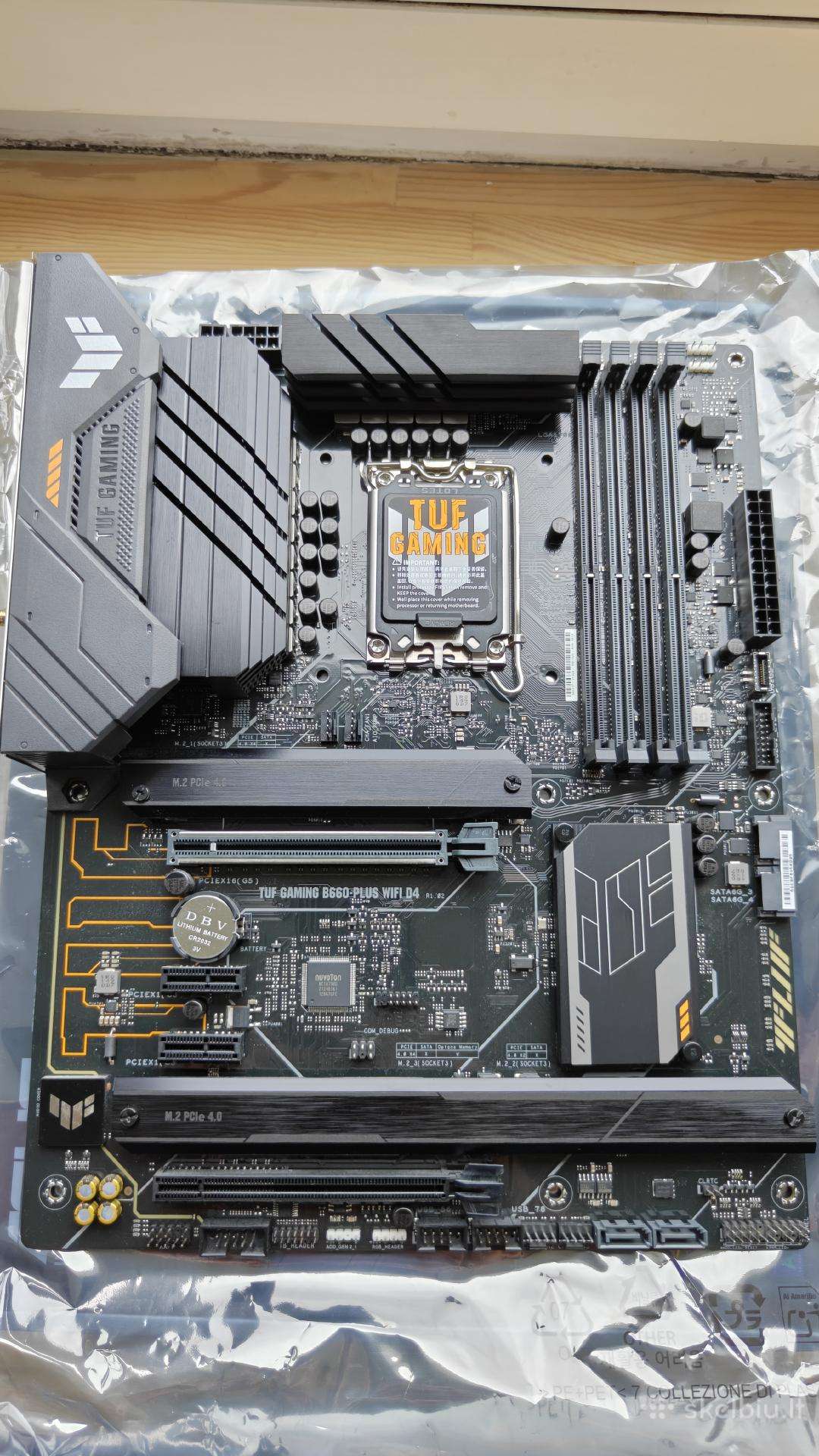 Asus tuf B660 plus WiFi D4 Ddr4