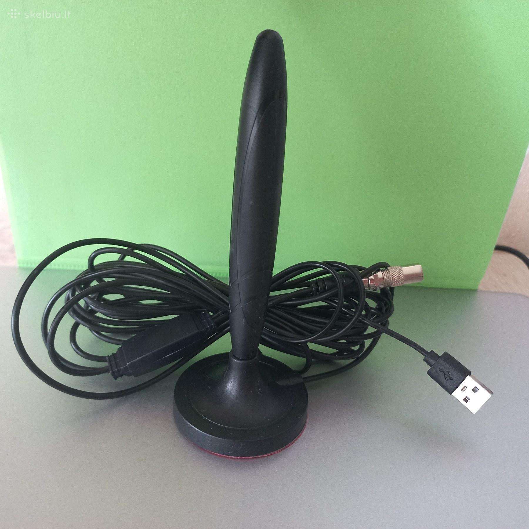 Dvb-t2 kambarinė TV antena su stiprintuvu
