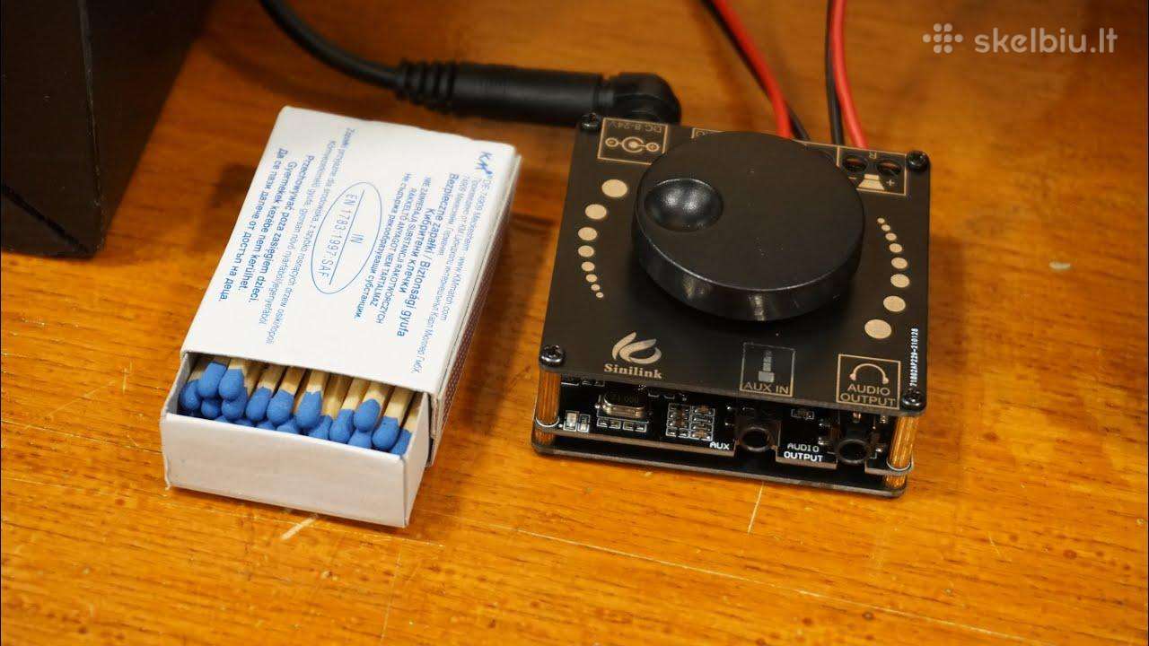 Bluetooth ir Aux garso stiprintuvas