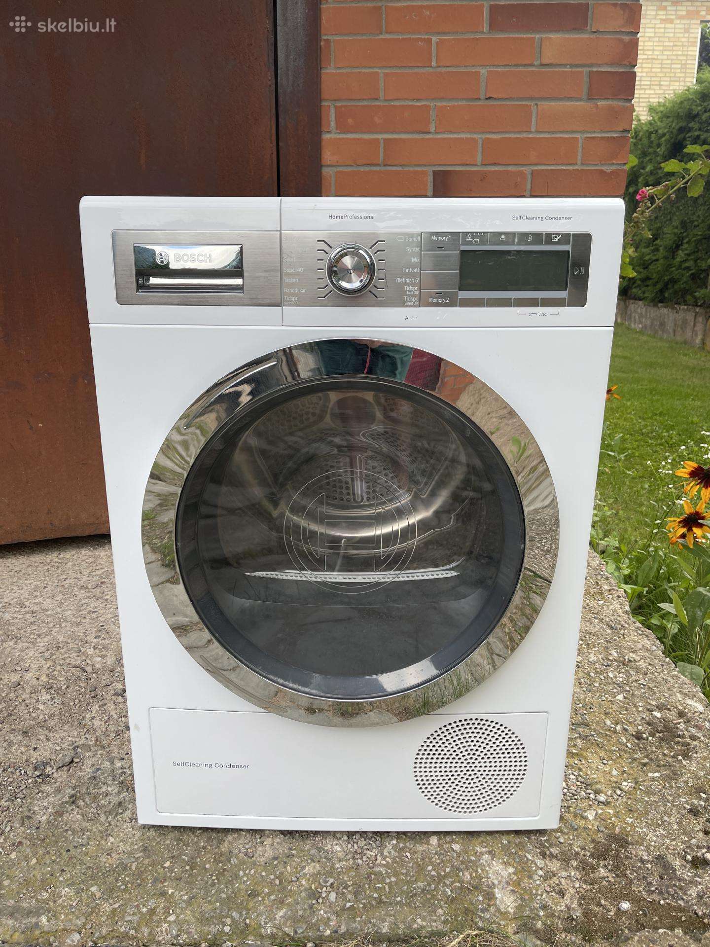Bosch džiovyklė 8kg. Išvalyti filtrai!