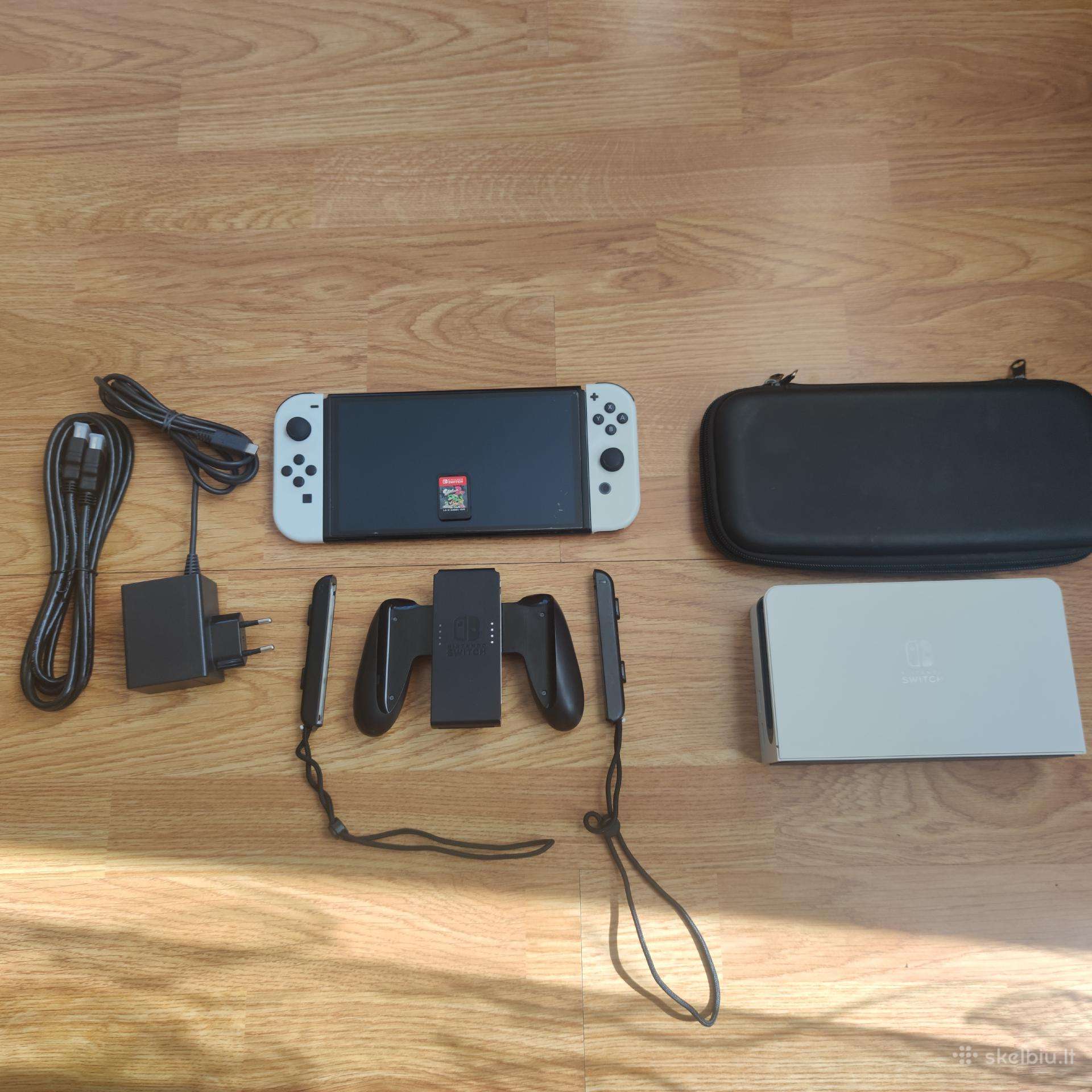 Nintendo Switch Oled 64gb + Splatoon 2 žaidimas