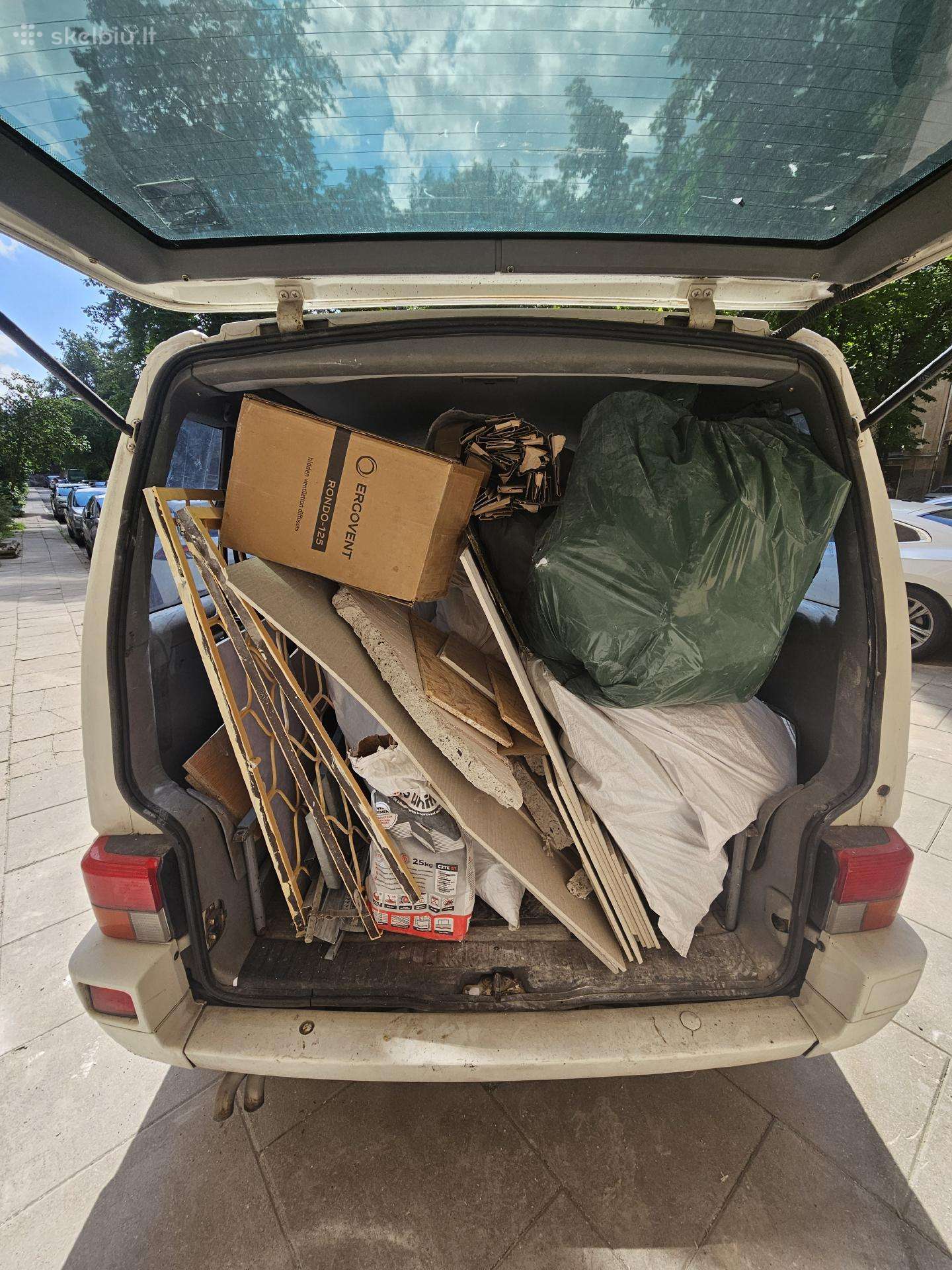 Kraustymas Pervežimas Šiukšlių išvežimas