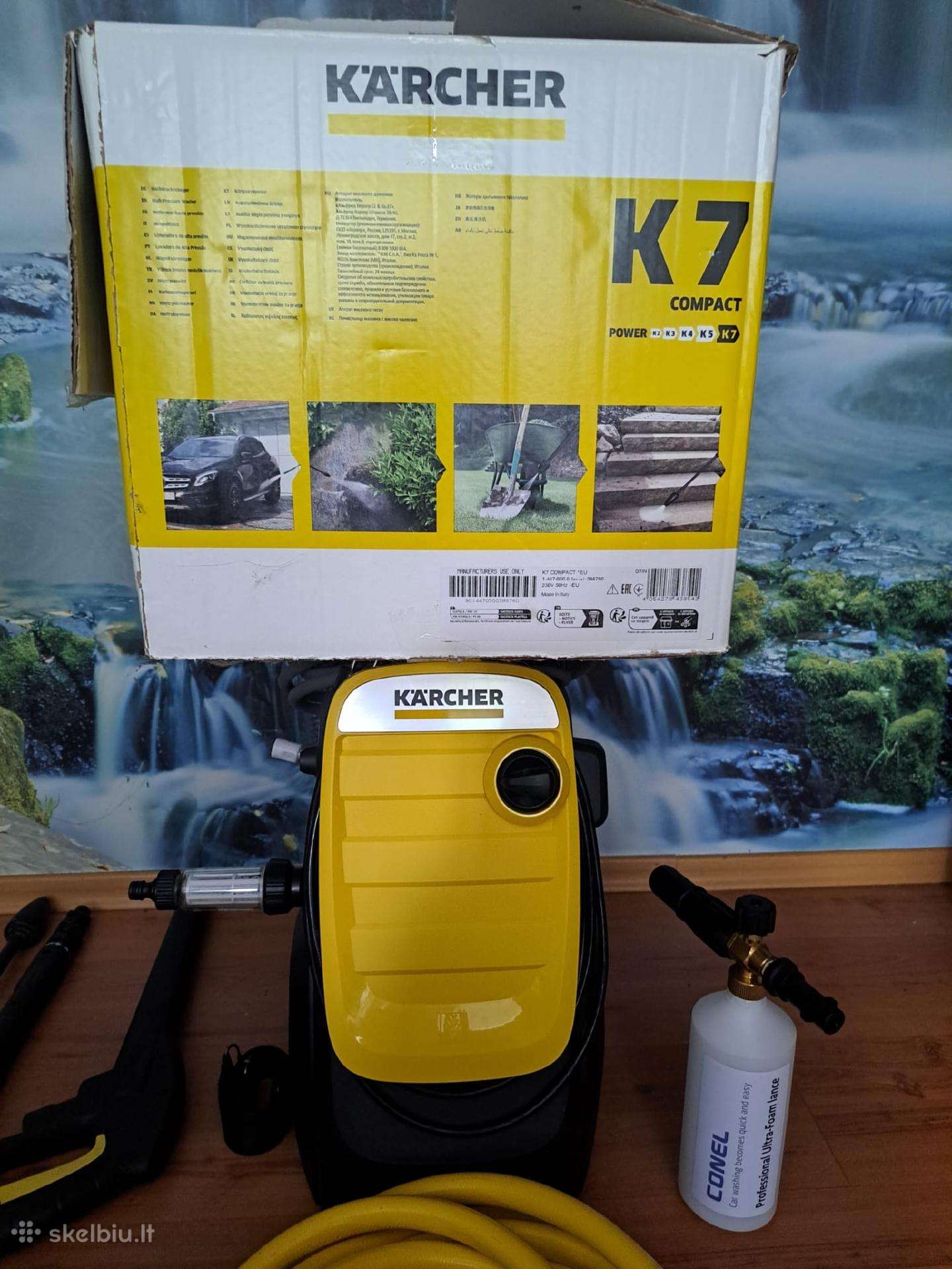 Aukšto slėgio plovykla Karcher K7 Compact