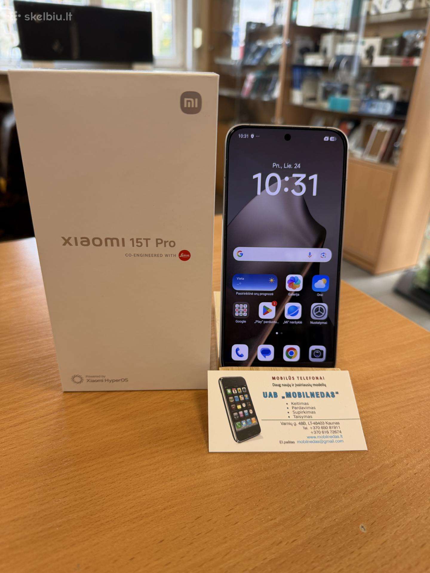 Xiaomi 15t Pro 512gb Gray Kaina 480eur