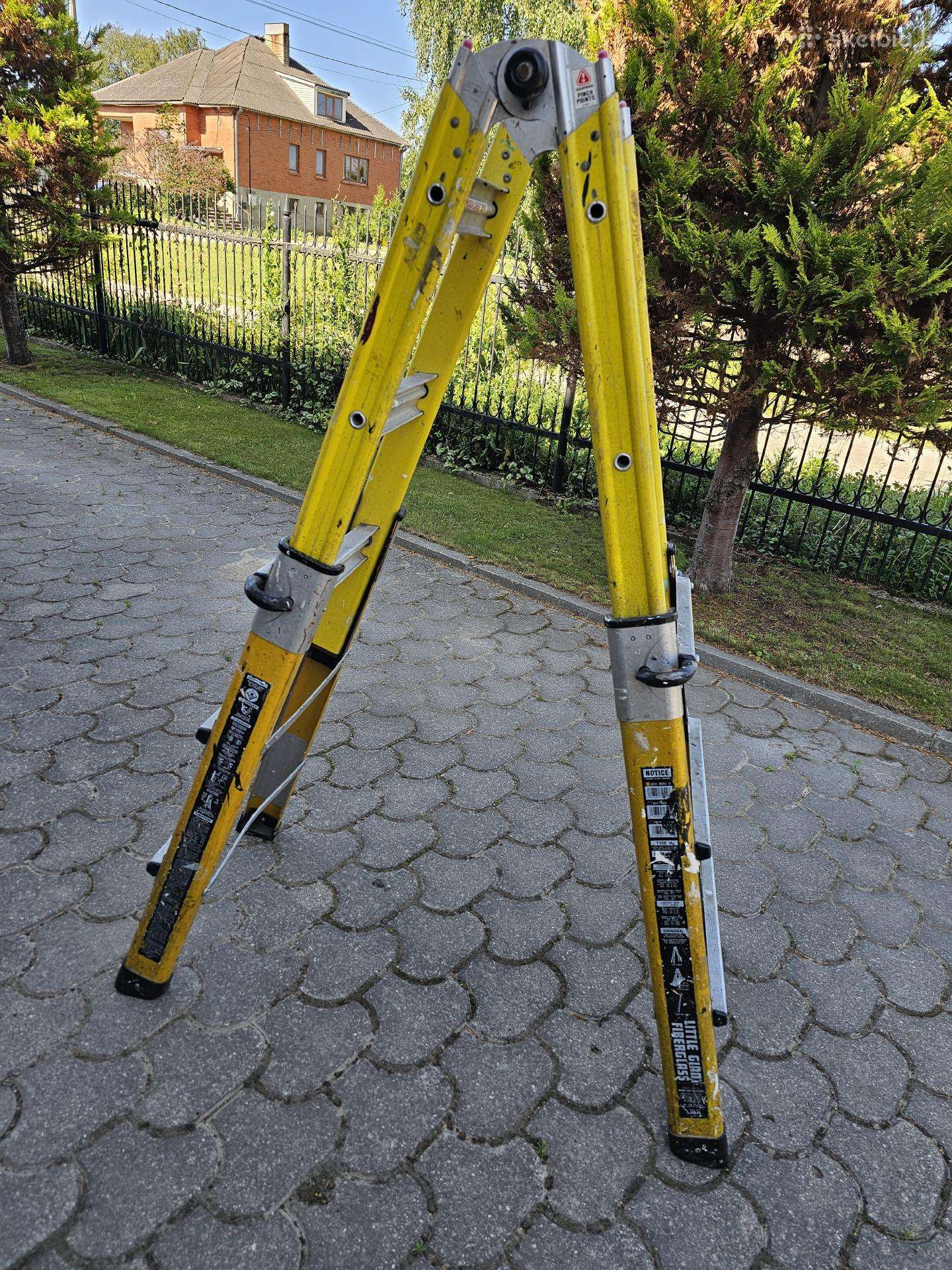 Kopėčios diaugiafunk Stiklo Pluošto Little Giant