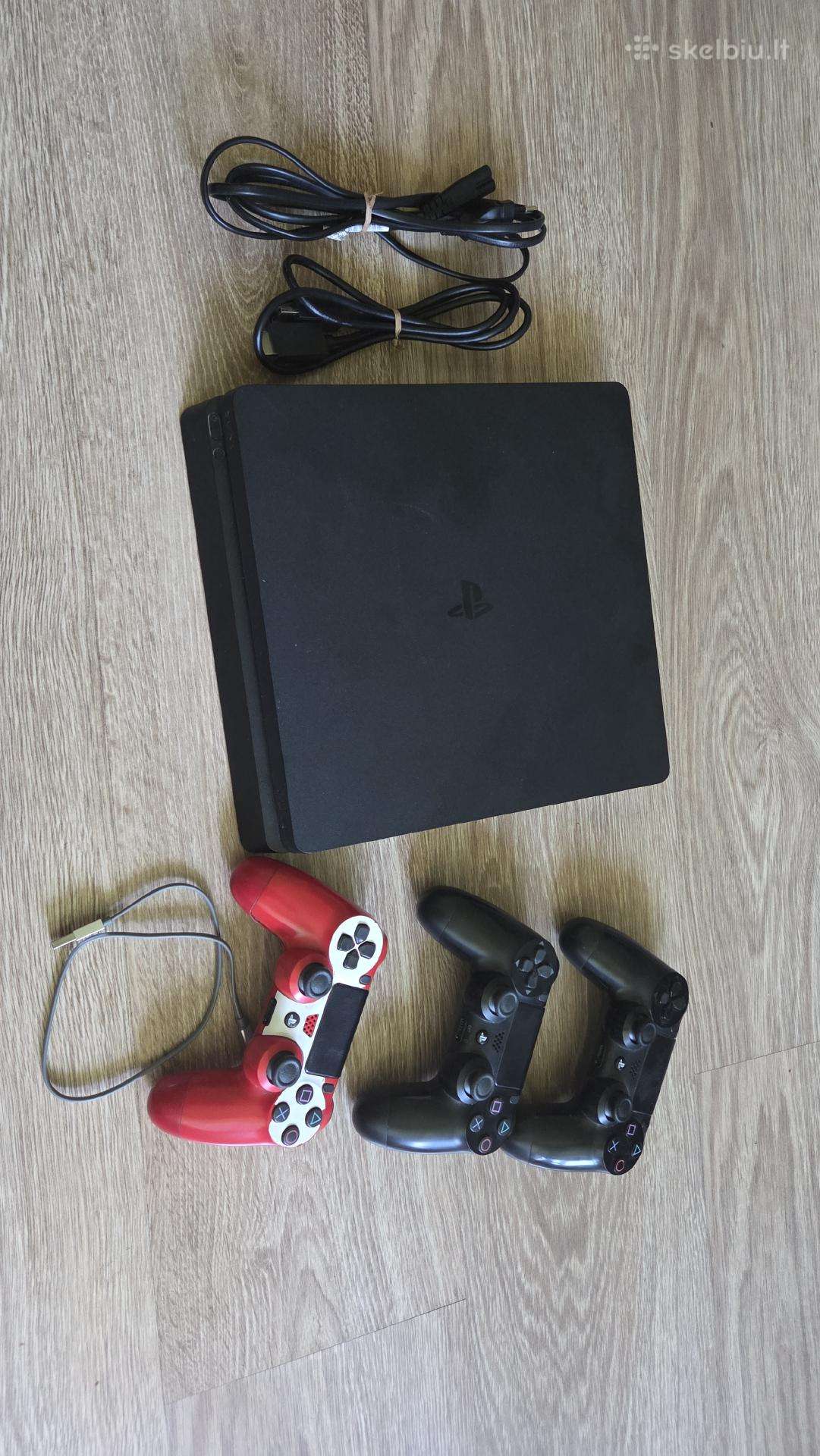 Playstation 4 slim 1tb su 5 žaidimais