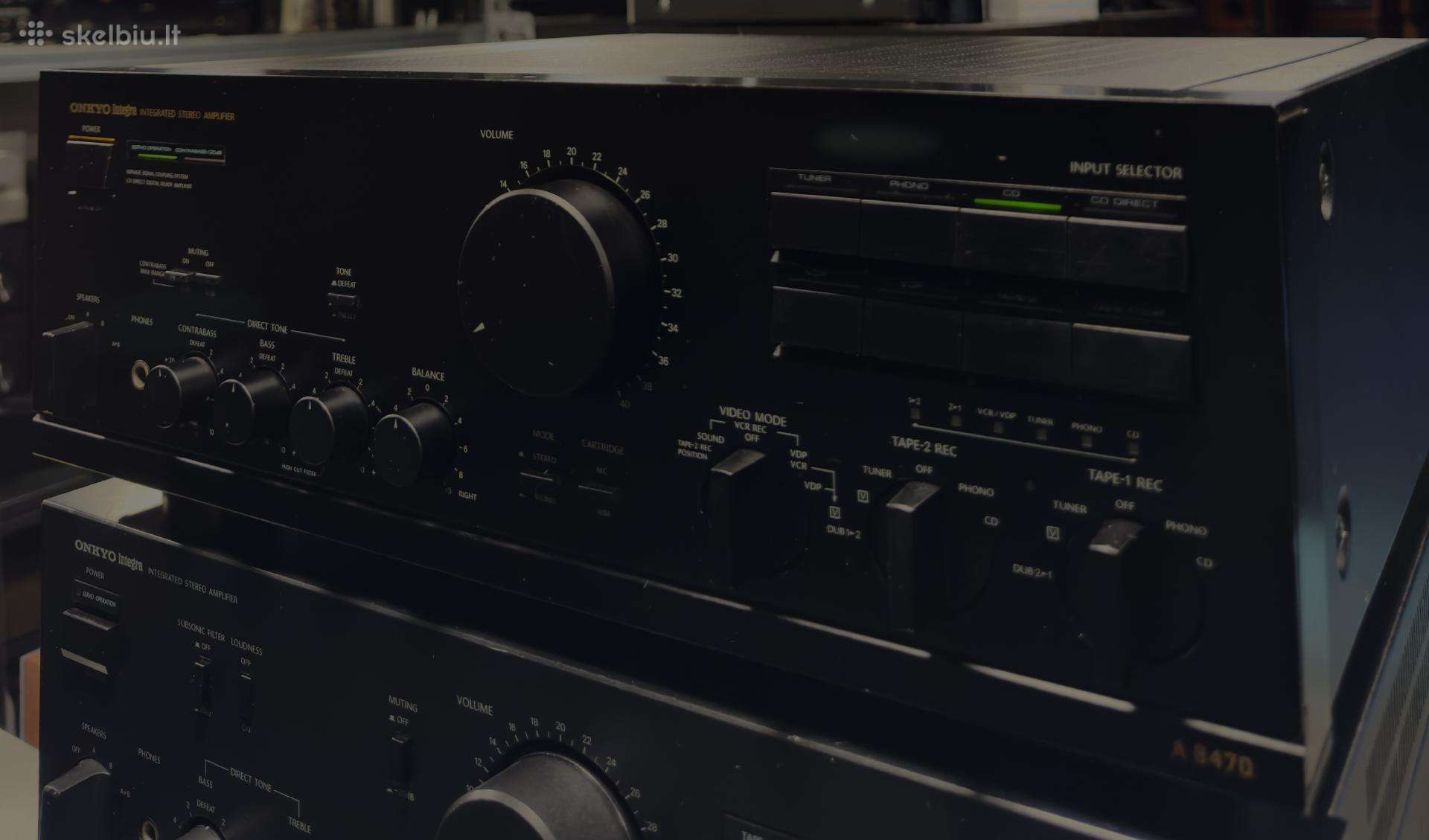 Onkyo Integra a-8470 / stiprintuvai
