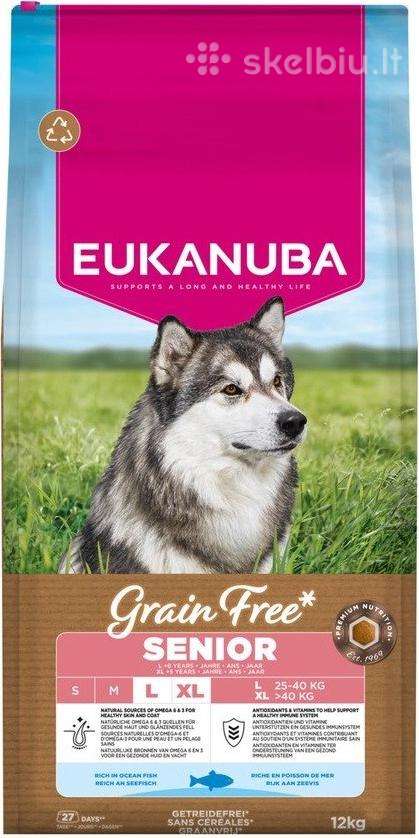 Eukanuba Senior Ocean Fish maistas šunims 12kg