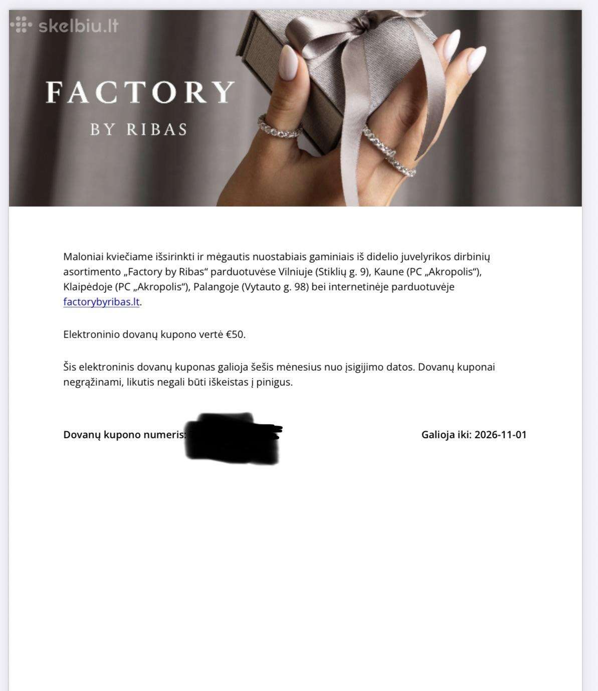Kuponas factory by ribas