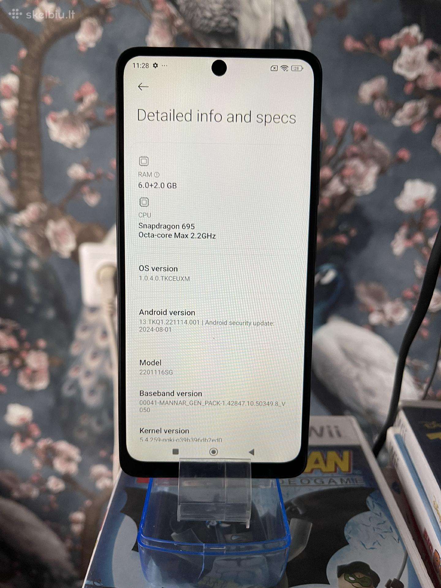 Redmi Note 11 Pro 5G, 8gb RAM , 128gb Atminties