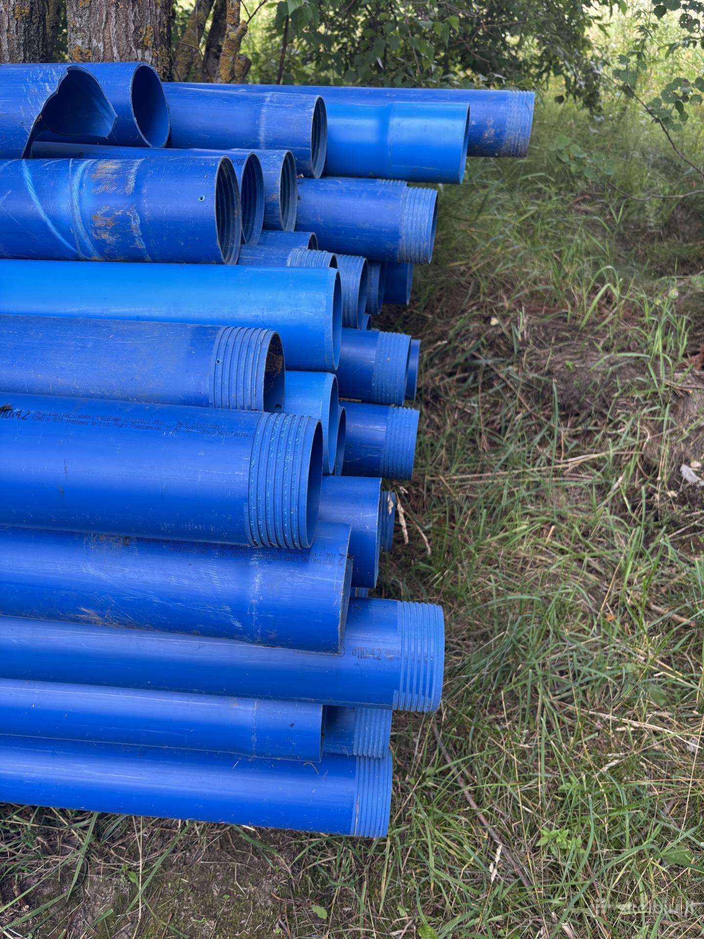 Pvc vamzdis gręžiniams su sriegine jungtimi