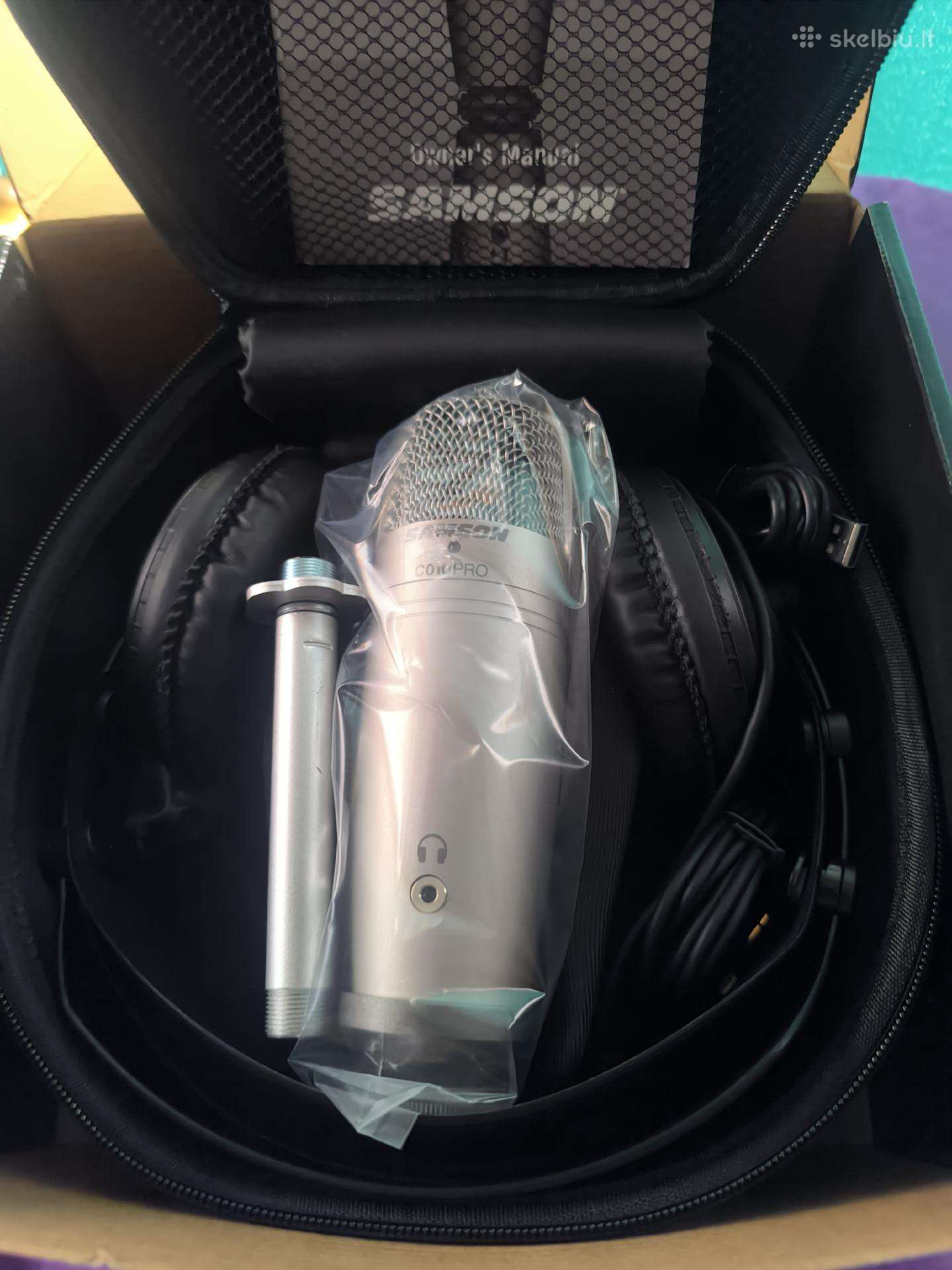 Naujas Samson C01u Pro Usb Podcast komplektas