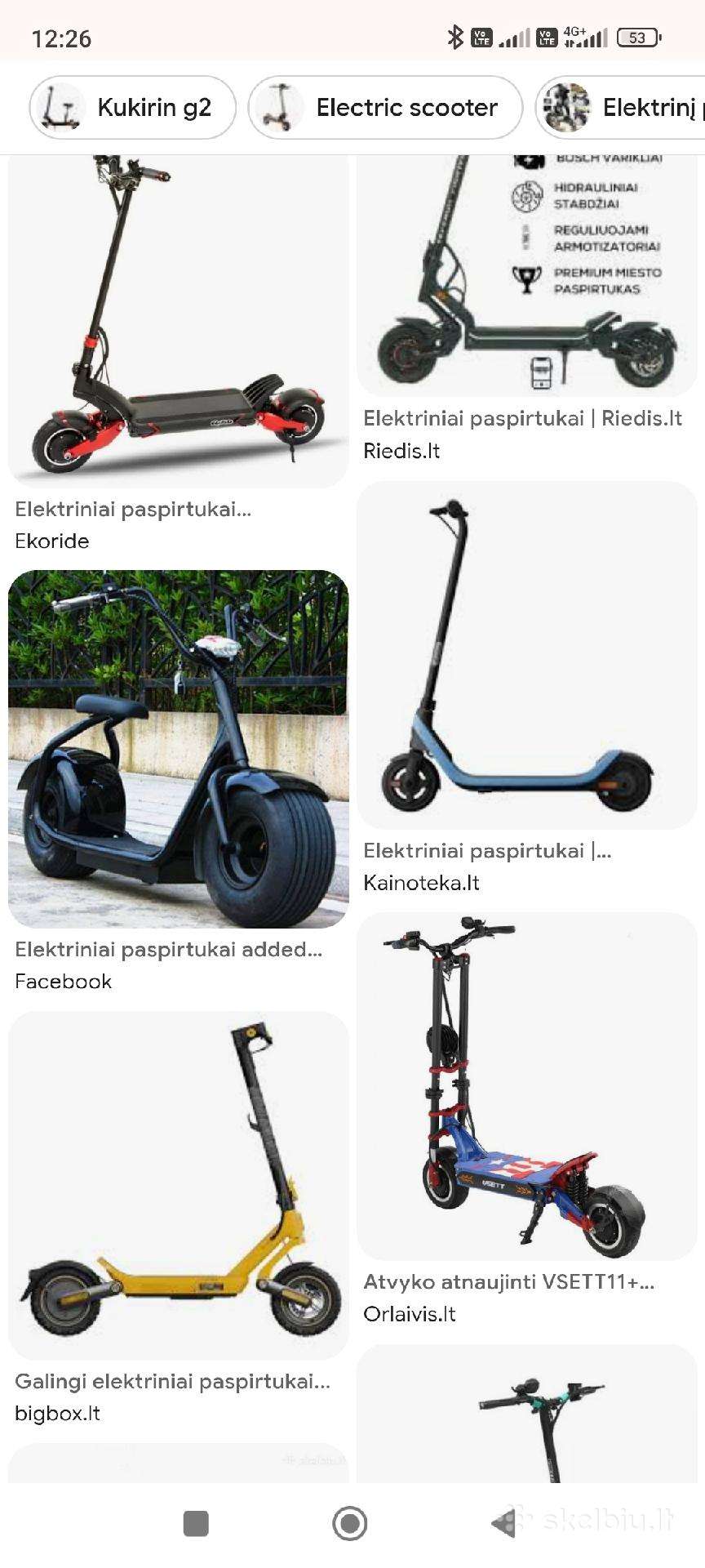 Elektrinių paspirtukų supirkimas