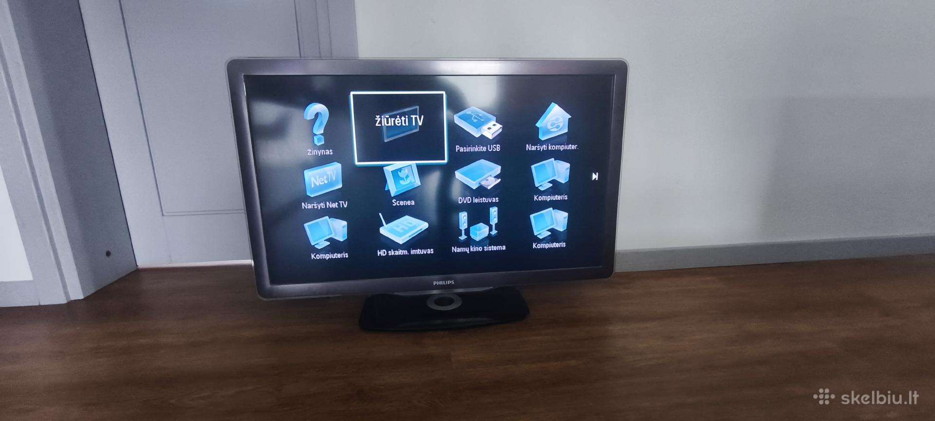 Tvarkingas 40" Philips LED TV su Ambilight
