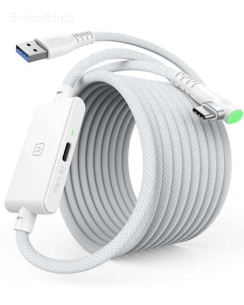 Meta/oculus Quest 1/2/3 ir Pico 4 link kabelis.