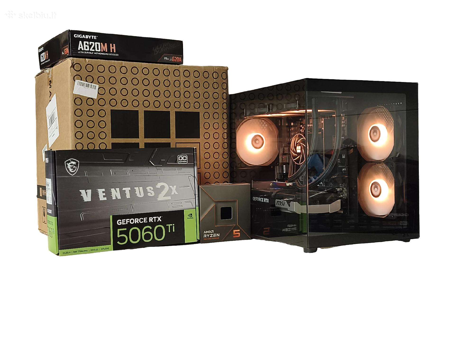 Rtx 5060ti Am5 Ryzen 5 7500 RAM 16gb 1tb Wi-fi, Bt