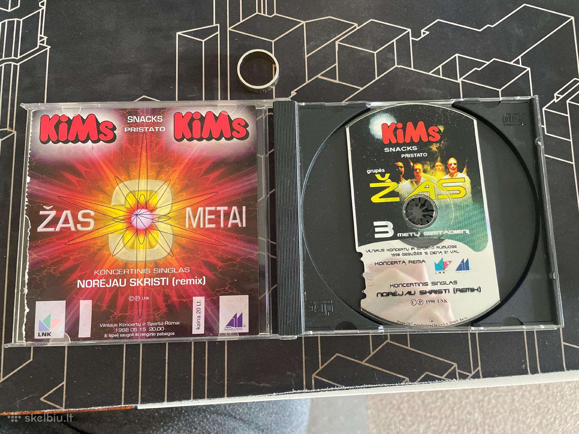 Žas - Norėjau Skristi bilietas CD
