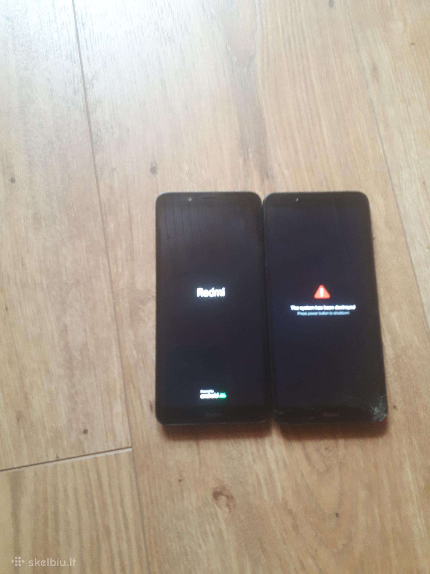 Parduodu du telefonus Xiaomi Redmi 7a10€ už abu.