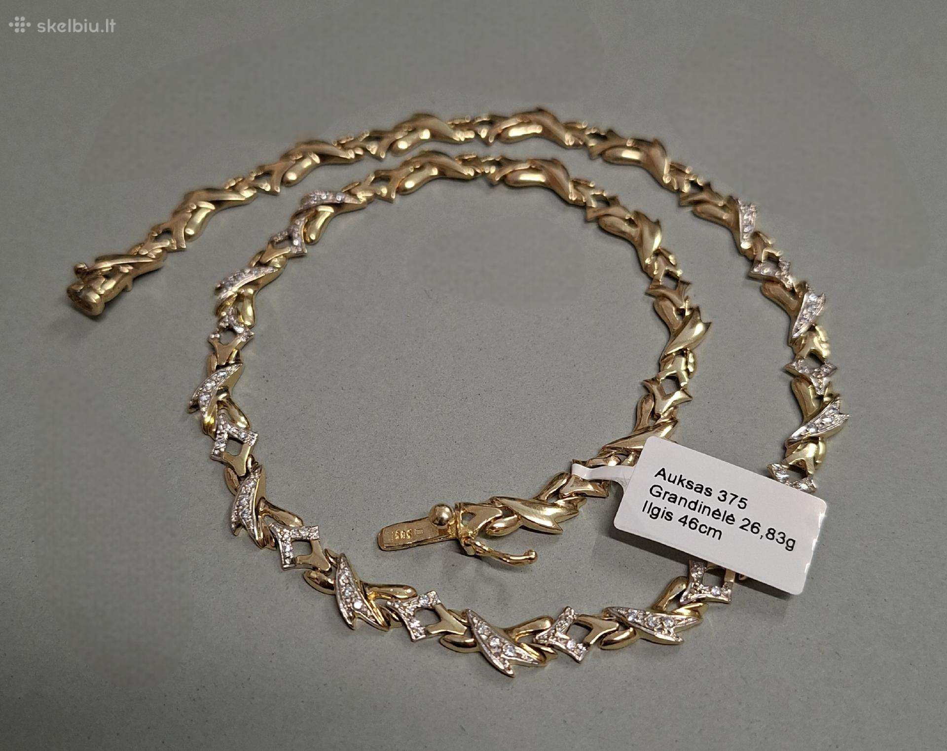Auksinė koljė 375/583 praba 26,83gr