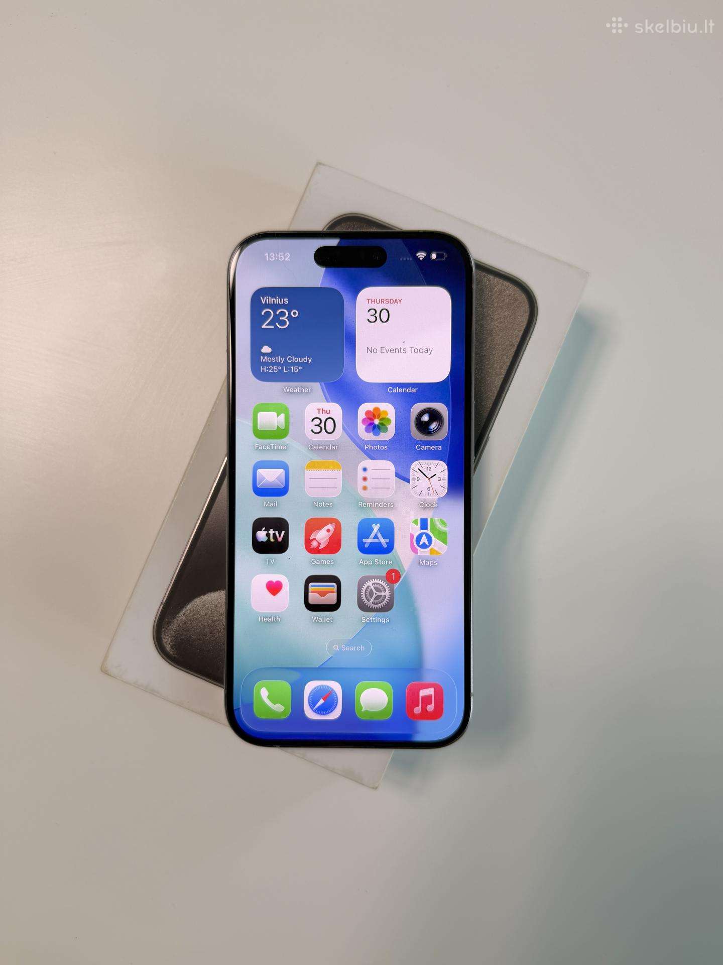 Parduodu iPhone 15 Pro (256 GB)