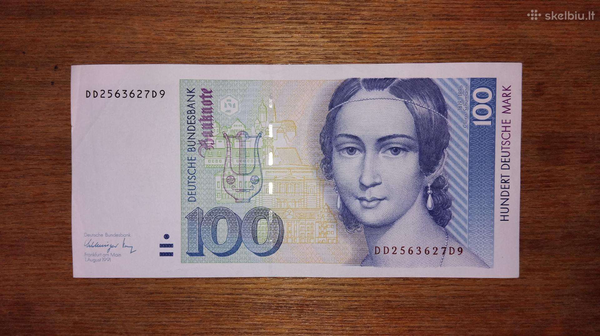 Vokietijos 100 markių banknotas