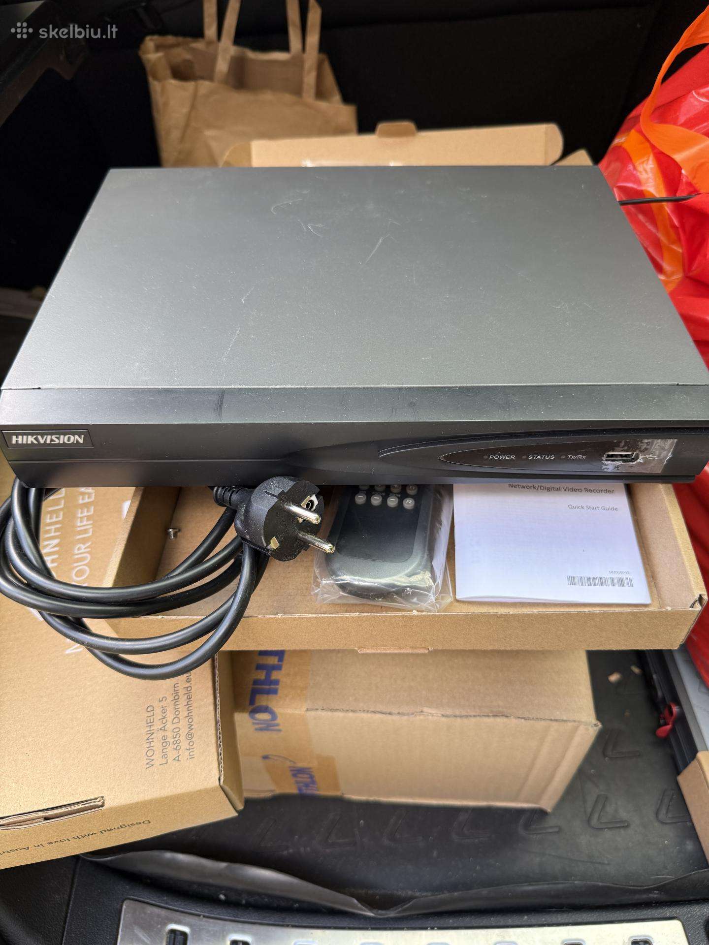 Hikvision DS-7608ni-k1/8p(b) 8 kanalų Poe Nvr