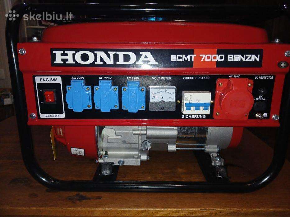 Naudotas Honda ecmt7300 generatorius