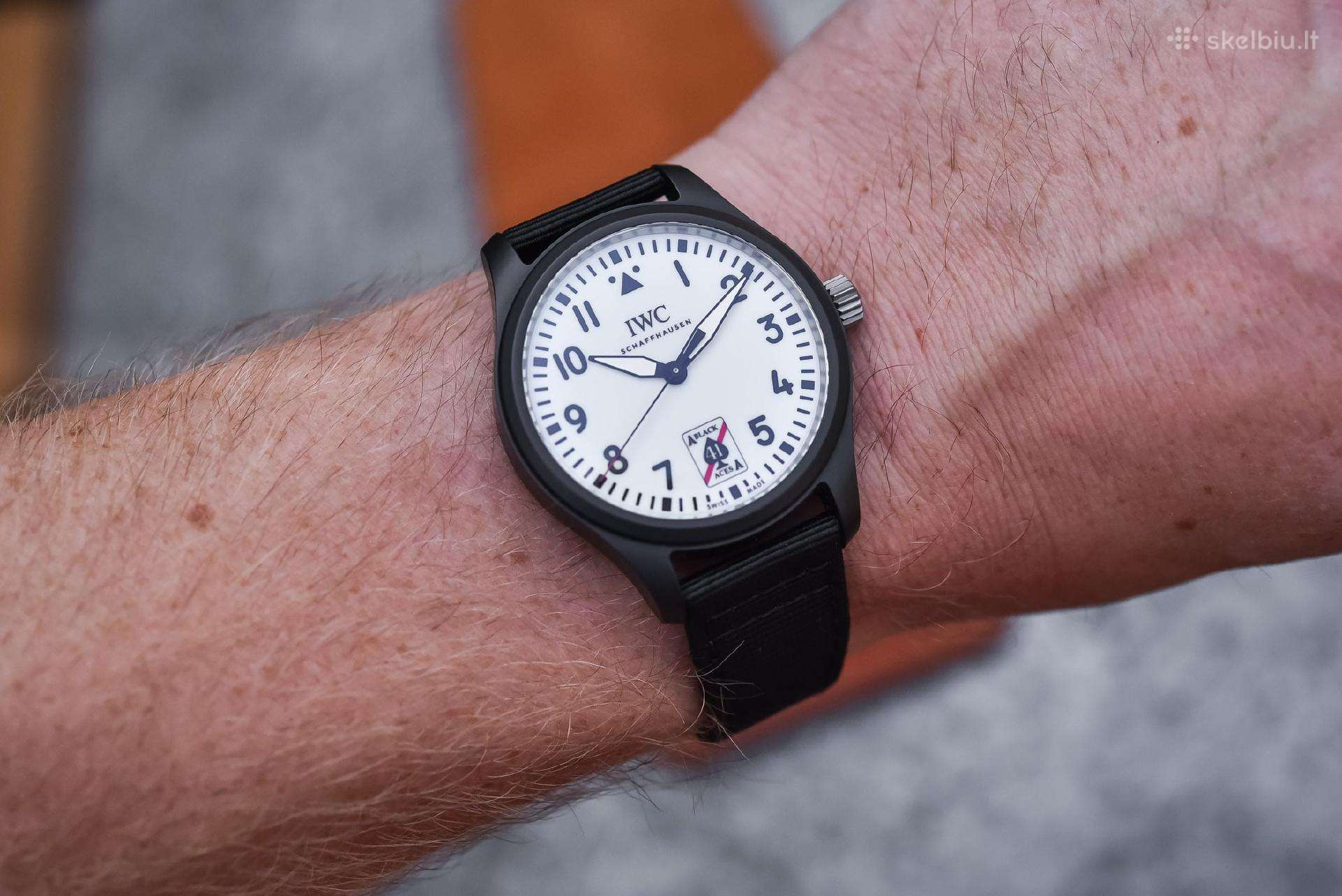 Iwc Pilot Black Aces Iw326905 laikrodis