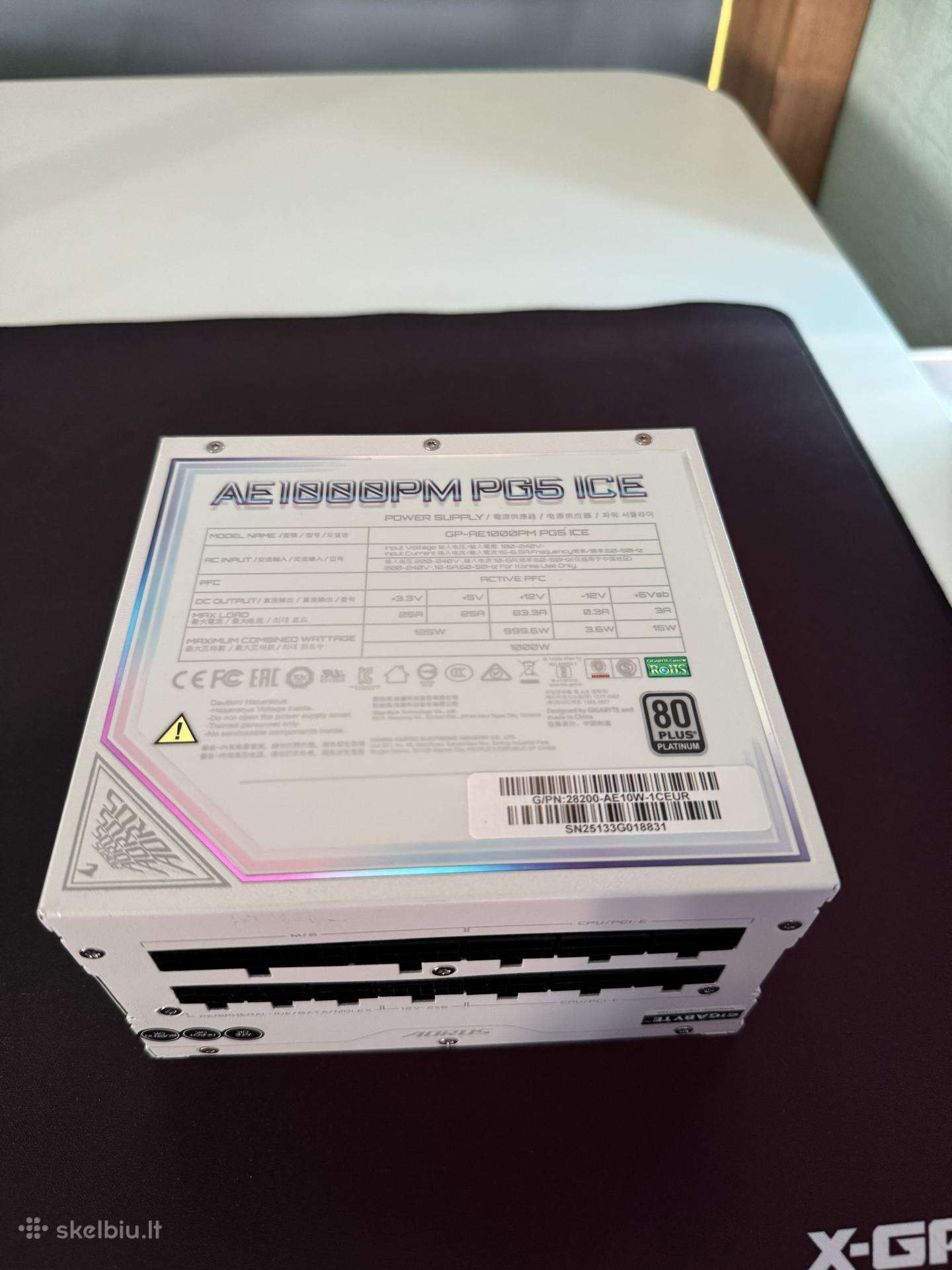Aorus gigabyte 1000w psu 80plus platinum